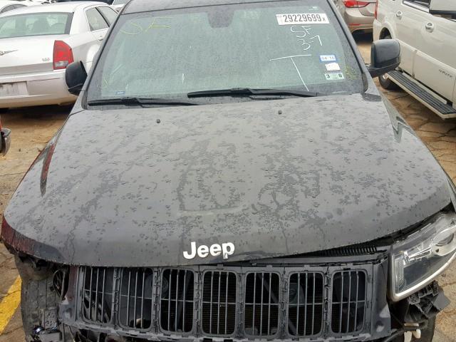 1C4RJEAG9EC473110 - 2014 JEEP GRAND CHER BLACK photo 7