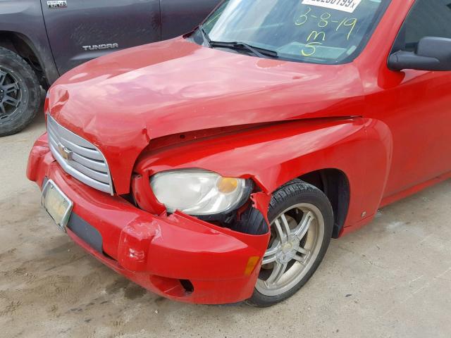 3GNDA13D88S640732 - 2008 CHEVROLET HHR LS 红色 照片 10