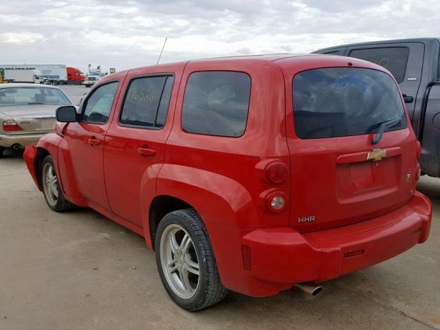 3GNDA13D88S640732 - 2008 CHEVROLET HHR LS 红色 照片 3