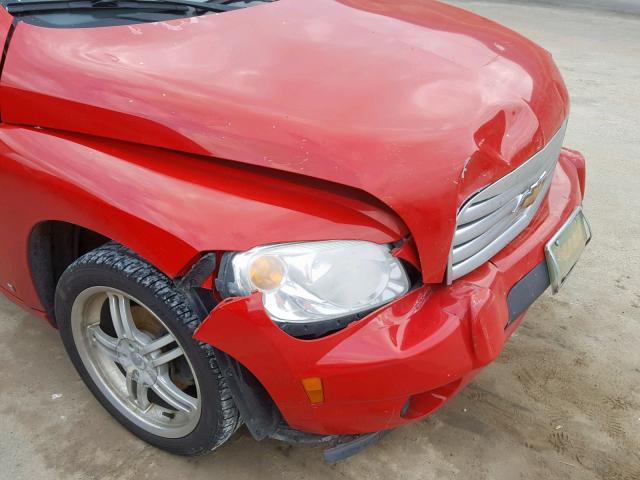 3GNDA13D88S640732 - 2008 CHEVROLET HHR LS 红色 照片 9