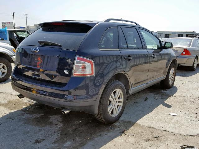 2FMDK48C88BA51737 - 2008 FORD EDGE SEL BLACK photo 4