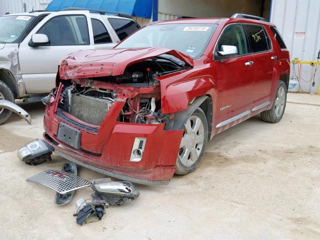 2GKFLYE36D6125962 - 2013 GMC TERRAIN DE RED photo 2