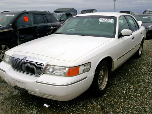 2MEFM75W4YX684325 - 2000 MERCURY GRAND MARQ WHITE photo 2