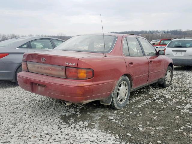 4T1GK13E5RU056832 - 1994 TOYOTA CAMRY XLE MAROON photo 4