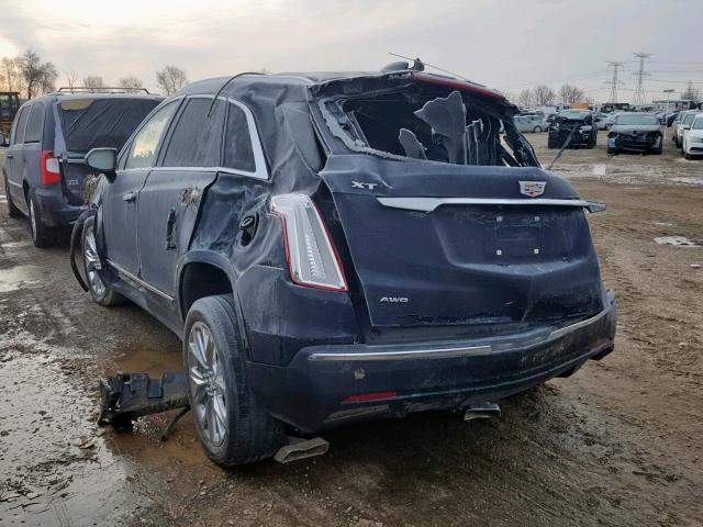 1GYKNERS5HZ116145 - 2017 CADILLAC XT5 PREMIU BLUE photo 3