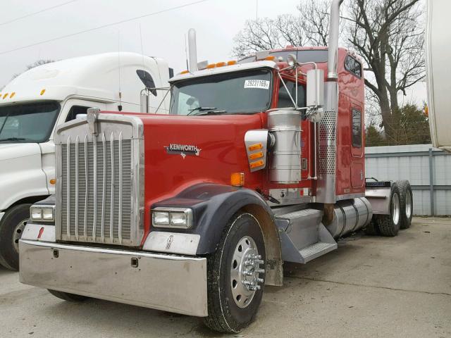 1XKWDB9X0WJ786304 - 1998 KENWORTH CONSTRUCTI RED photo 2