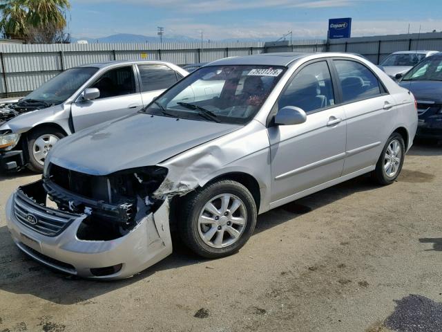 KNAFE222495622426 - 2009 KIA SPECTRA EX WHITE photo 2