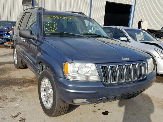 1J4GX58N52C276936 - 2002 JEEP GRAND CHER BLUE photo 1