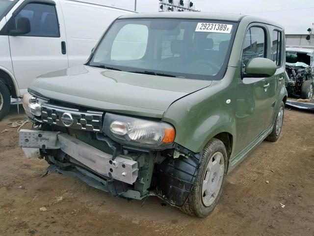 JN8AZ28RX9T107789 - 2009 NISSAN CUBE BASE GREEN photo 2