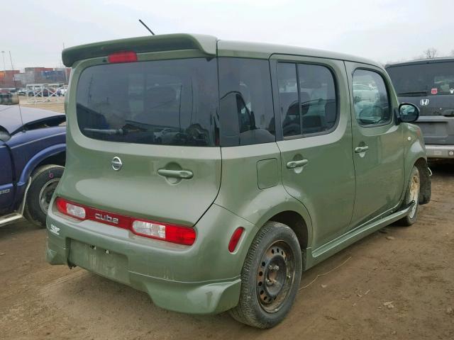 JN8AZ28RX9T107789 - 2009 NISSAN CUBE BASE GREEN photo 4