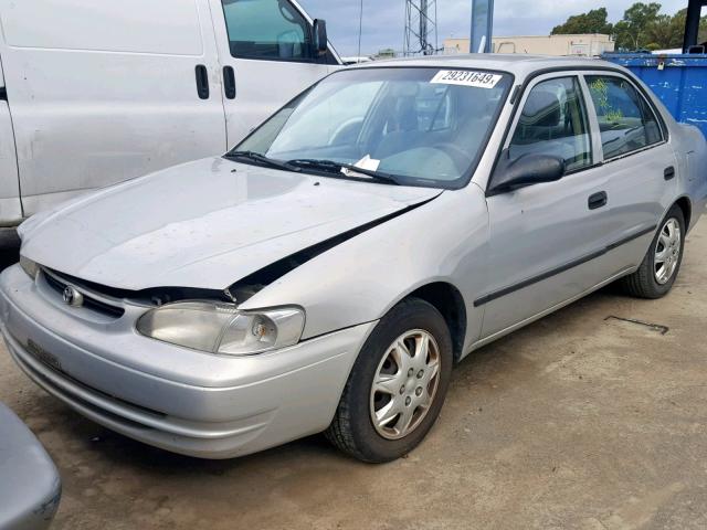 1NXBR12E3YZ313122 - 2000 TOYOTA COROLLA VE BROWN photo 2