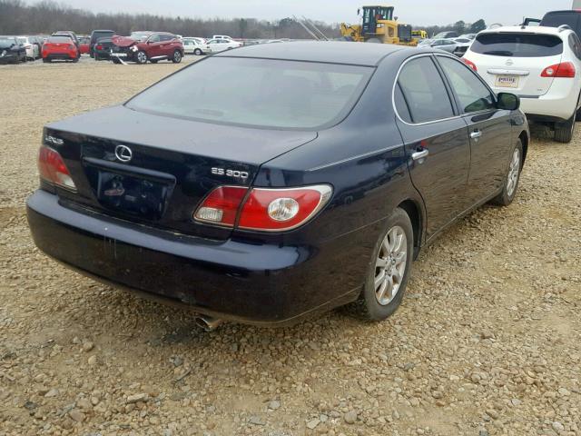 JTHBF30G125016217 - 2002 LEXUS ES 300 BLUE photo 4