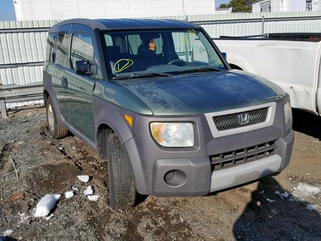 5J6YH285X4L010668 - 2004 HONDA ELEMENT EX GREEN photo 1