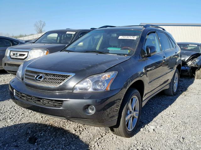 JTJGW31U682006494 - 2008 LEXUS RX 400H GRAY photo 2