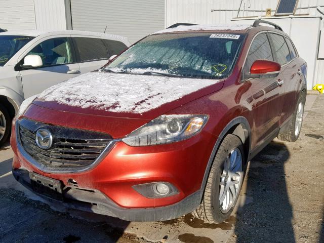 JM3TB3DV0D0406646 - 2013 MAZDA CX-9 GRAND RED photo 2