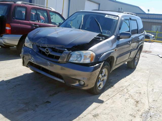 4F2CZ061X5KM16166 - 2005 MAZDA TRIBUTE S GRAY photo 2