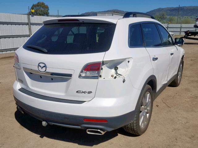 JM3TB38V680148455 - 2008 MAZDA CX-9 WHITE photo 4