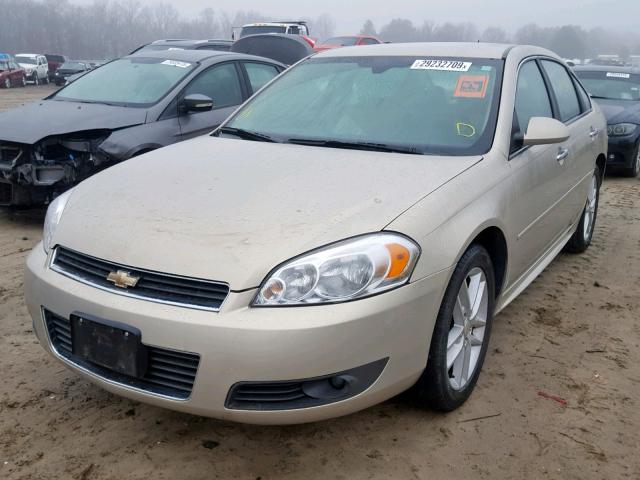 2G1WC5EM5A1192329 - 2010 CHEVROLET IMPALA LTZ TAN photo 2