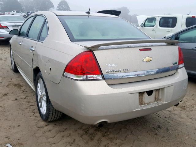 2G1WC5EM5A1192329 - 2010 CHEVROLET IMPALA LTZ TAN photo 3