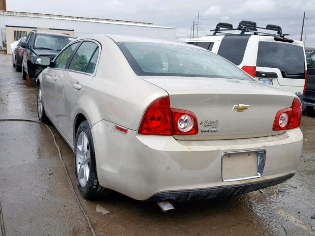 1G1ZA5EBXAF179277 - 2010 CHEVROLET MALIBU LS TAN photo 3