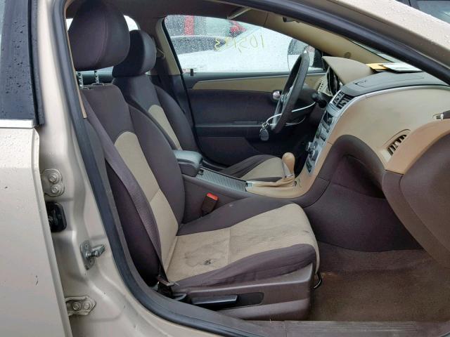 1G1ZA5EBXAF179277 - 2010 CHEVROLET MALIBU LS TAN photo 5