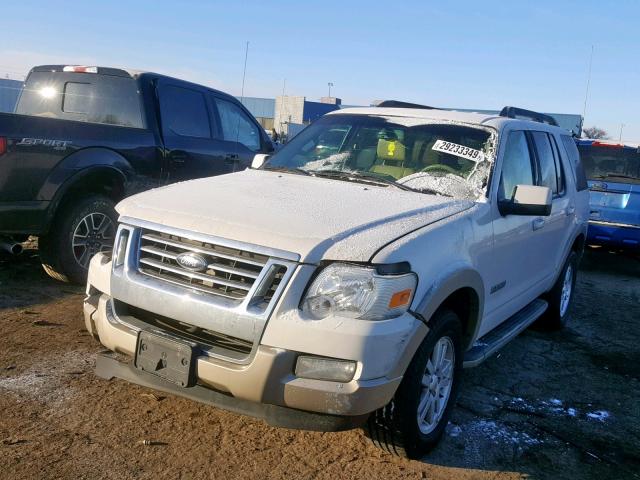 1FMEU74E38UB29133 - 2008 FORD EXPLORER E WHITE photo 2