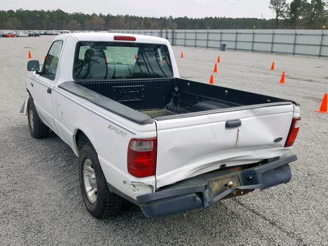 1FTYR10D75PA85712 - 2005 FORD RANGER WHITE photo 3