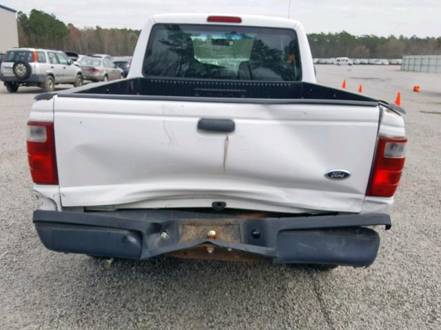 1FTYR10D75PA85712 - 2005 FORD RANGER WHITE photo 9