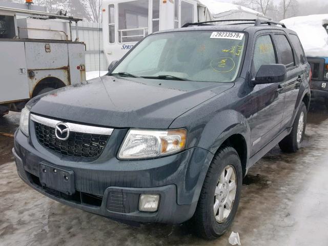 4F2CZ96158KM17105 - 2008 MAZDA TRIBUTE S GRAY photo 2