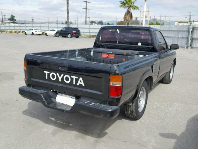 JT4RN81A8P5163118 - 1993 TOYOTA PICKUP 1/2 BLACK photo 4