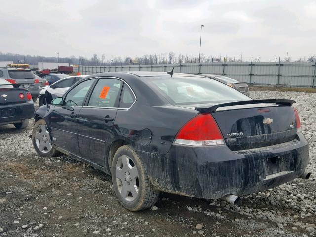 2G1WD58C169164973 - 2006 CHEVROLET IMPALA SUP 黑色 照片 3