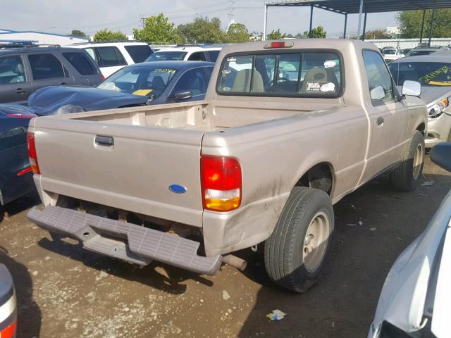 1FTCR10A4VPA79480 - 1997 FORD RANGER TAN photo 4