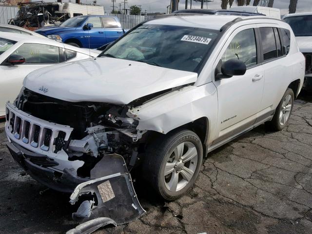 1C4NJCBA7GD641126 - 2016 JEEP COMPASS SP WHITE photo 2