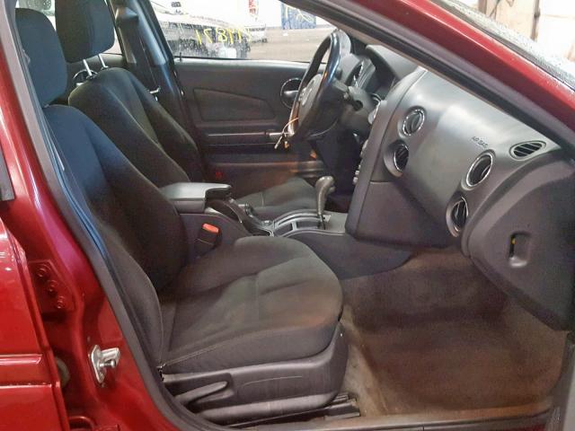 2G2WP552261139707 - 2006 PONTIAC GRAND PRIX 栗色 照片 5