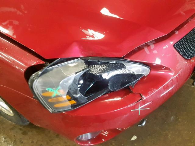 2G2WP552261139707 - 2006 PONTIAC GRAND PRIX 栗色 照片 9