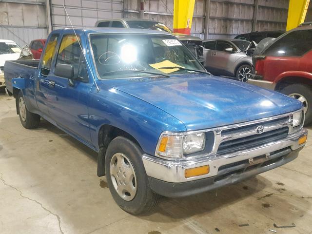 4TARN93P1PZ149590 - 1993 TOYOTA PICKUP 1/2 BLUE photo 1