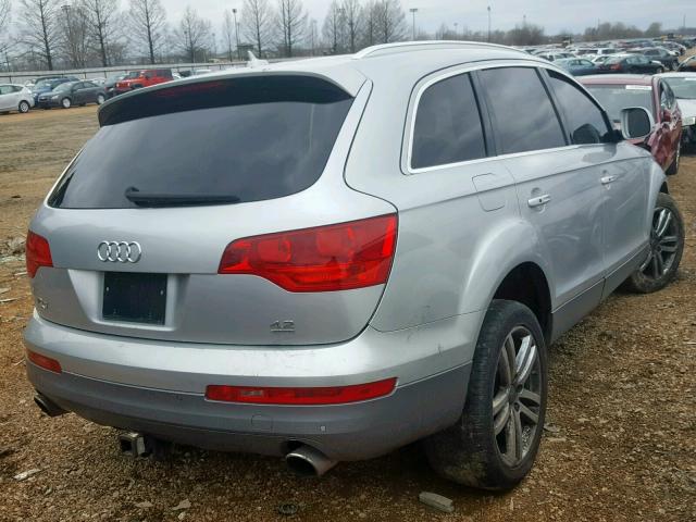 WA1BV94L97D073254 - 2007 AUDI Q7 4.2 QUA SILVER photo 4