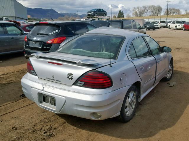 1G2NF52E24C231808 - 2004 PONTIAC GRAND AM S SILVER photo 4