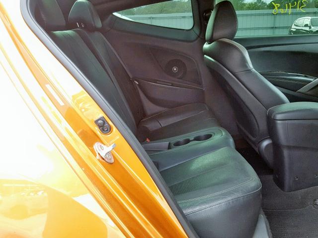 KMHTC6AE8GU277480 - 2016 HYUNDAI VELOSTER T ORANGE photo 6