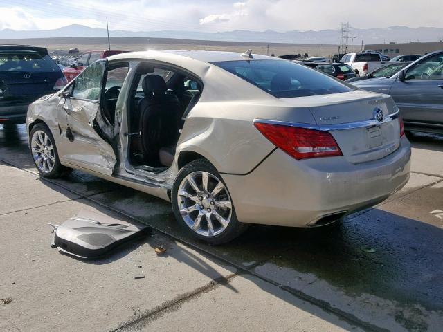 1G4GB5G39EF226561 - 2014 BUICK LACROSSE SILVER photo 3