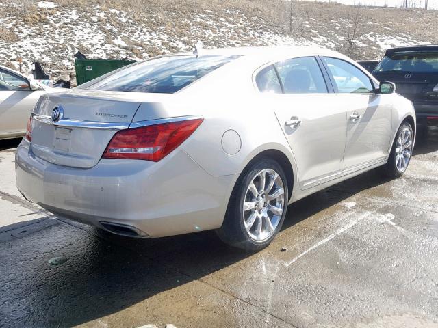 1G4GB5G39EF226561 - 2014 BUICK LACROSSE SILVER photo 4