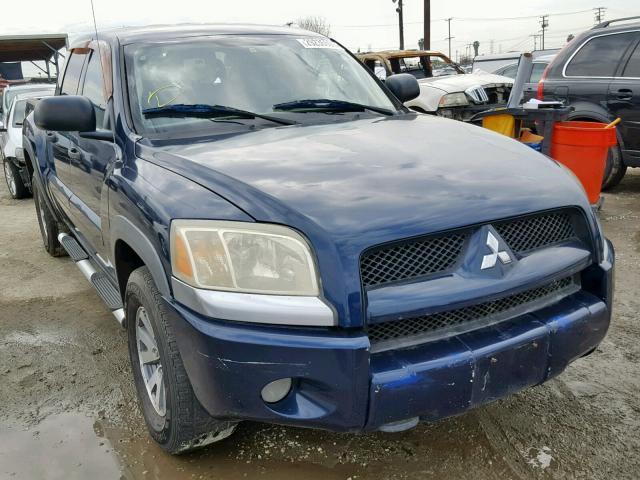 1Z7HC38N96S540461 - 2006 MITSUBISHI RAIDER DUR BLUE photo 1