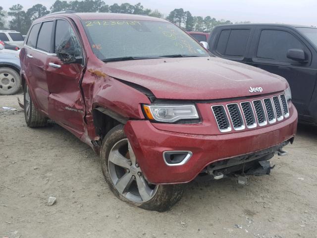 1C4RJECG2EC106983 - 2014 JEEP GRAND CHER BURGUNDY photo 1