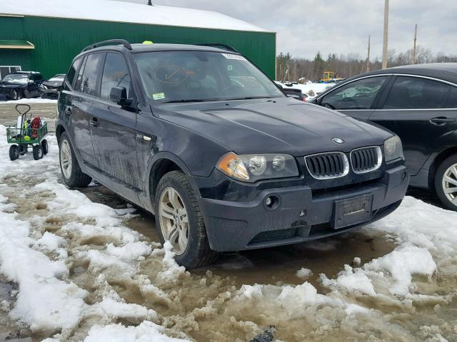 WBXPA93485WD18649 - 2005 BMW X3 3.0I BLACK photo 1