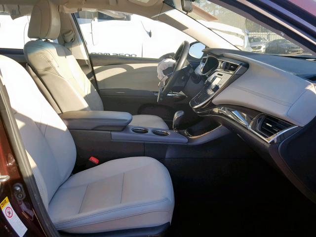 4T1BK1EB4EU102030 - 2014 TOYOTA AVALON BAS PURPLE photo 5