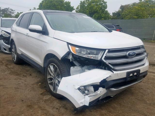 2FMPK3K83JBC60921 - 2018 FORD EDGE TITAN WHITE photo 1