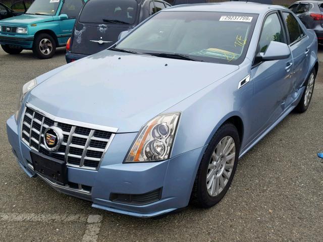 1G6DE5E59D0135832 - 2013 CADILLAC CTS LUXURY BLUE photo 2