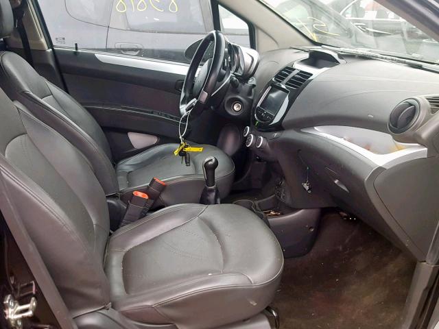 KL8CE6S9XDC575989 - 2013 CHEVROLET SPARK 2LT BLACK photo 5