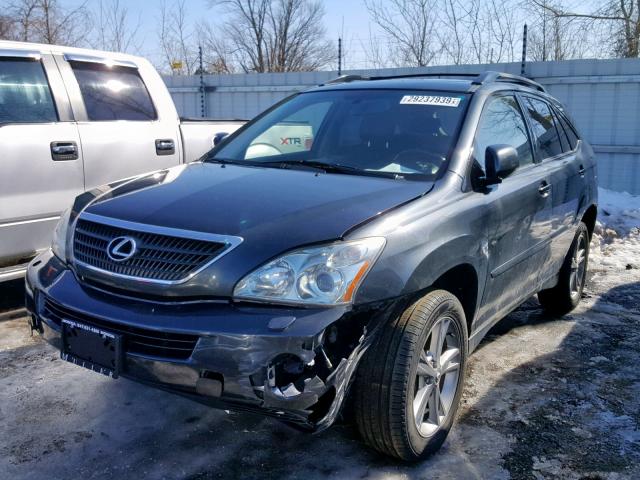 JTJHW31UX72017517 - 2007 LEXUS RX 400H GRAY photo 2