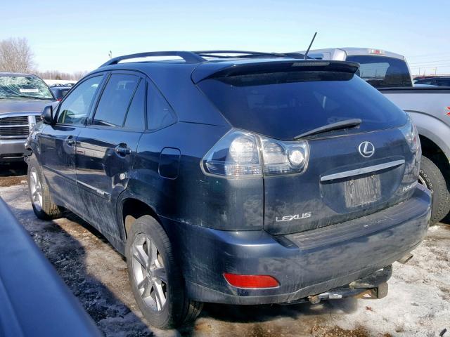 JTJHW31UX72017517 - 2007 LEXUS RX 400H GRAY photo 3